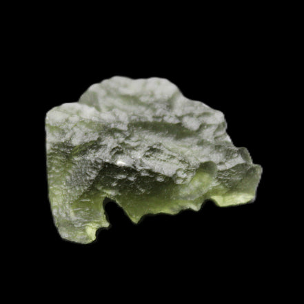 Moldavite (genuine with Certificate) 20*17*6mm 12ct 2.4g in sunlight - Rocks and Things Store