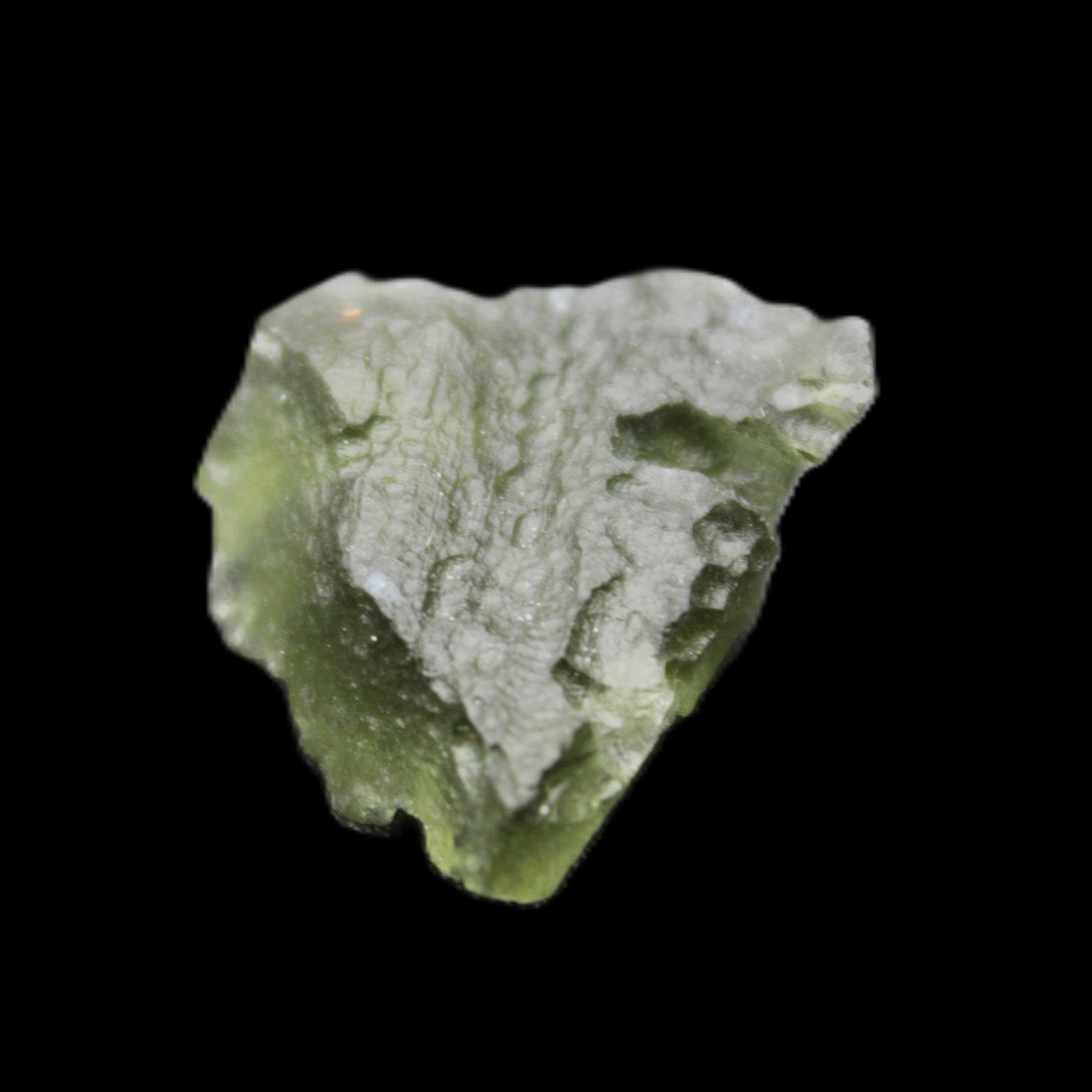 Moldavite (genuine with Certificate) 20*17*6mm 12ct 2.4g in sunlight - Rocks and Things Store