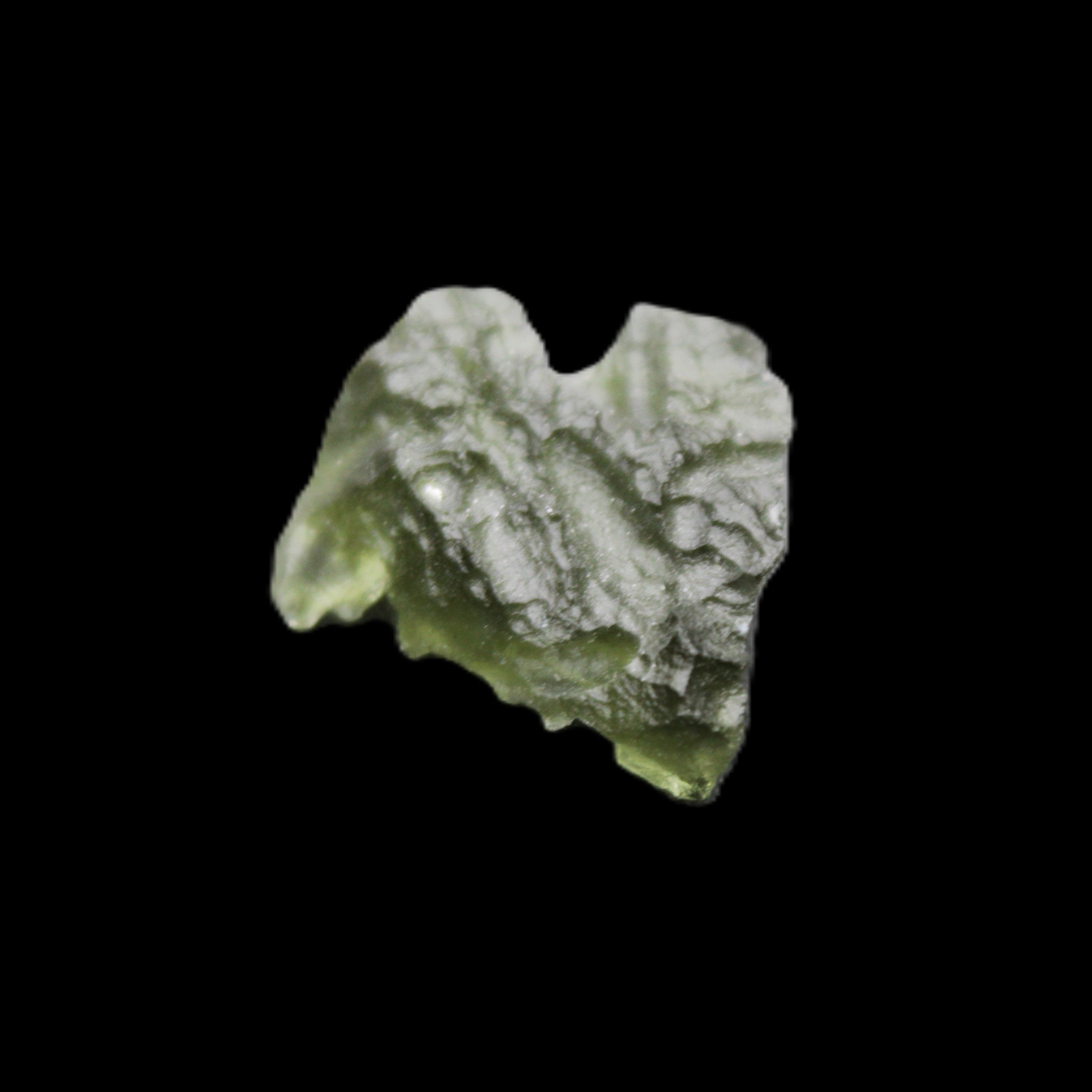 Moldavite (genuine with Certificate) 20*17*6mm 12ct 2.4g in sunlight - Rocks and Things Store