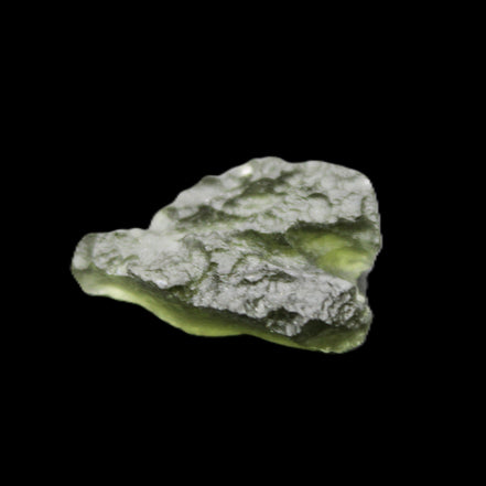 Moldavite (genuine with Certificate) 20*17*6mm 12ct 2.4g in sunlight - Rocks and Things Store