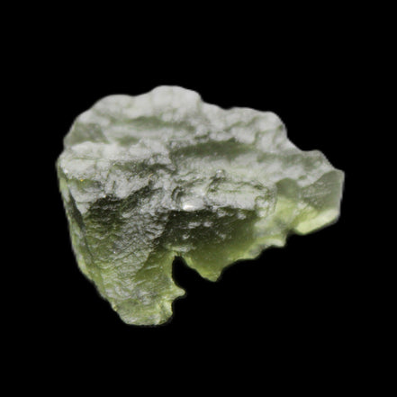 Moldavite (genuine with Certificate) 20*17*6mm 12ct 2.4g in sunlight - Rocks and Things Store