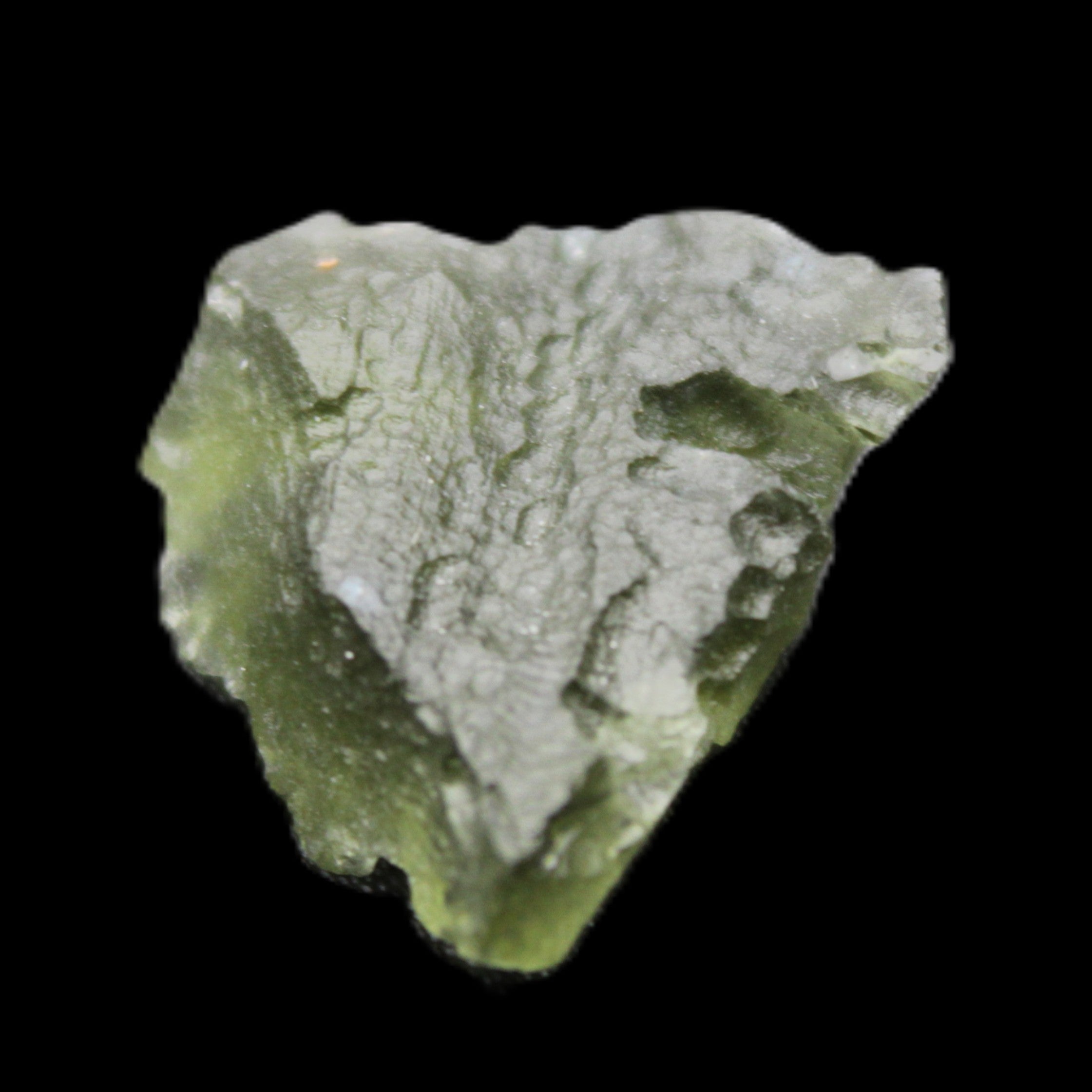 Moldavite (genuine with Certificate) 20*17*6mm 12ct 2.4g in sunlight - Rocks and Things Store