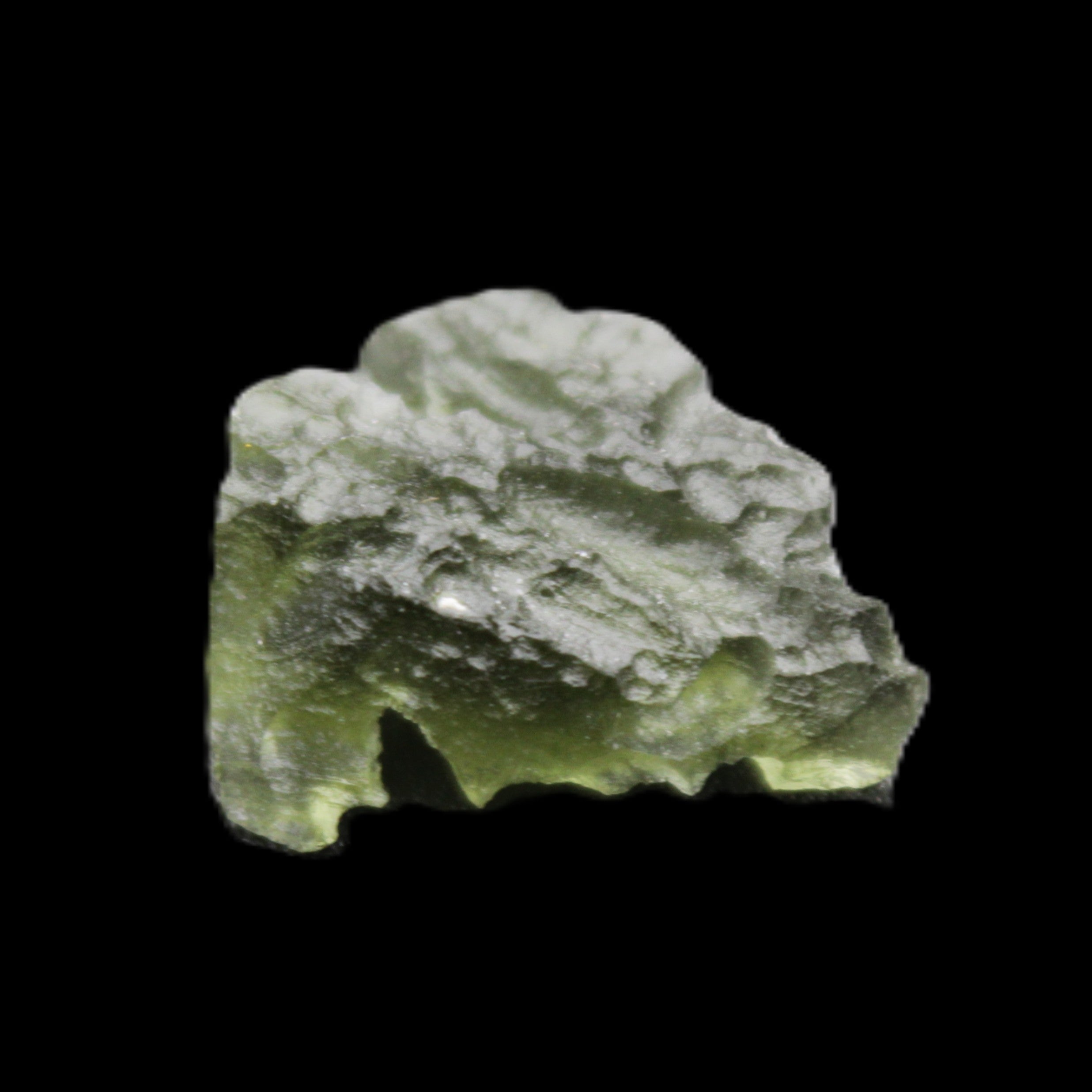 Moldavite (genuine with Certificate) 20*17*6mm 12ct 2.4g in sunlight - Rocks and Things Store