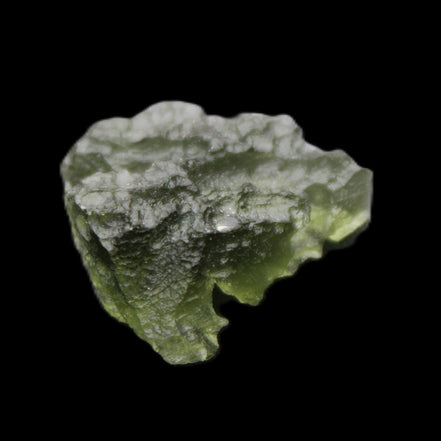 Moldavite (genuine with Certificate) 20*17*6mm 12ct 2.4g in sunlight - Rocks and Things Store