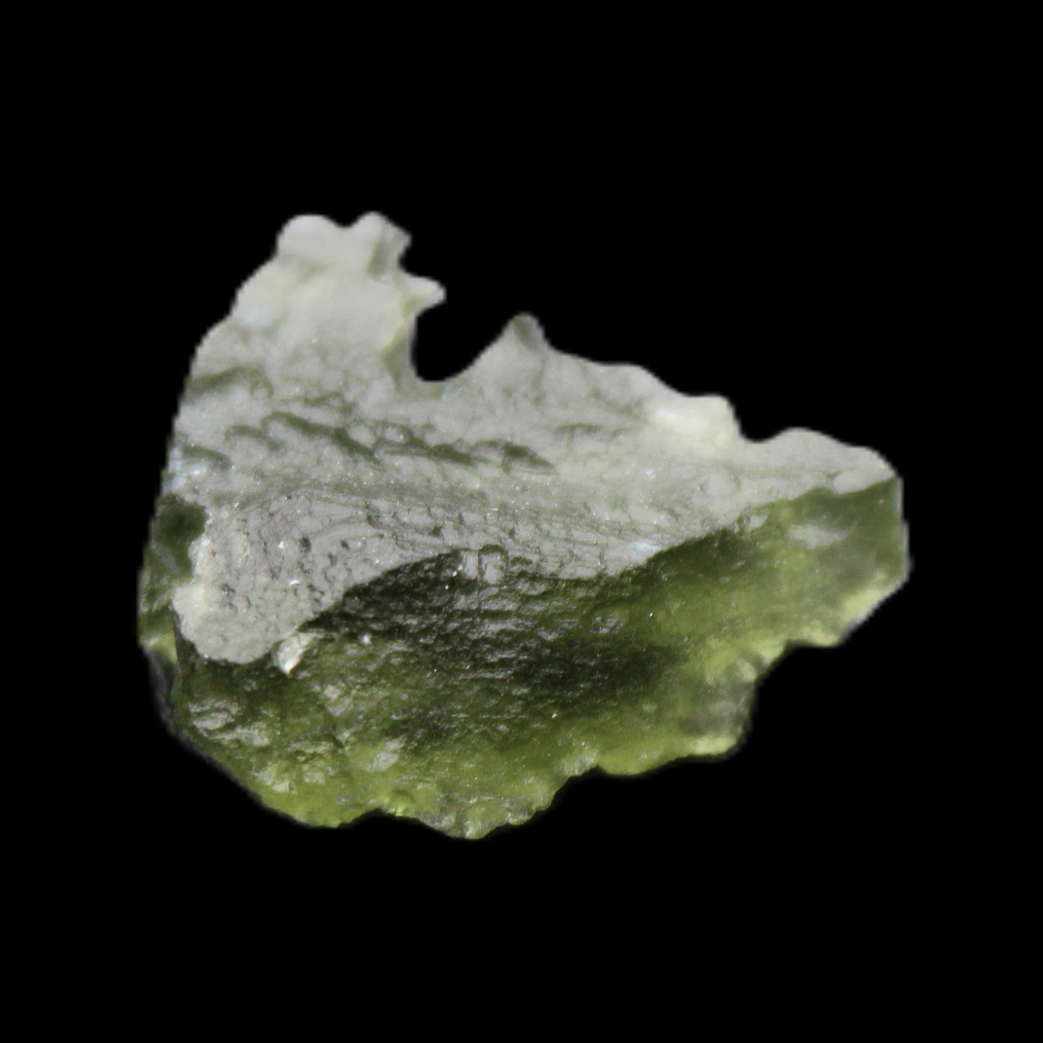 Moldavite (genuine with Certificate) 20*17*6mm 12ct 2.4g in sunlight - Rocks and Things Store