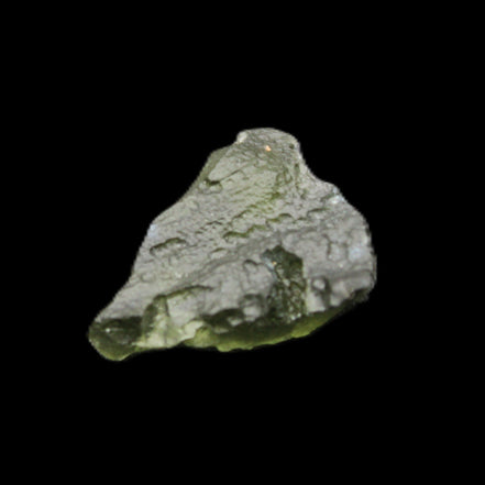 Moldavite (genuine with Certificate) 20*17*6mm 12ct 2.4g in sunlight - Rocks and Things Store