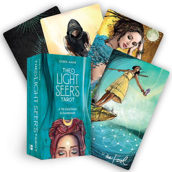 The Light Seer's Tarot: A 78-Card Deck and Guidebook in sunlight - Rocks and Things Store