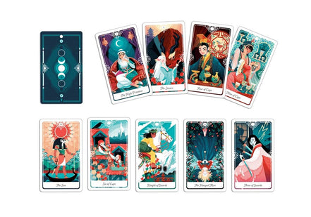 Tarot of the Divine: A Deck and Guidebook Inspired by Deities, Folklore, and Fairy Tales from Around the World in sunlight - Rocks and Things Store