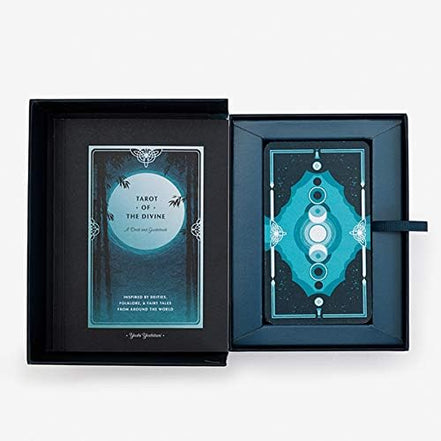 Tarot of the Divine: A Deck and Guidebook Inspired by Deities, Folklore, and Fairy Tales from Around the World in sunlight - Rocks and Things Store
