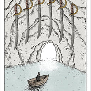 Tempest Tarot Deck in sunlight - Rocks and Things Store