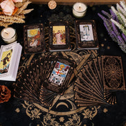 Classic Tarot Cards for Beginners with Meanings, Durable Deck and Guide Book in sunlight - Rocks and Things Store