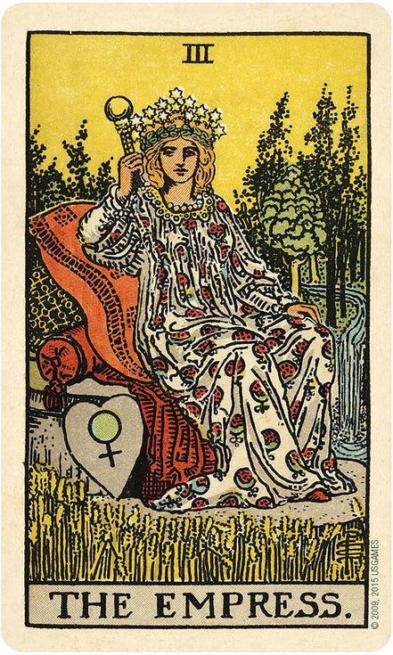 Smith-Waite Tarot Centennial Deck in sunlight - Rocks and Things Store