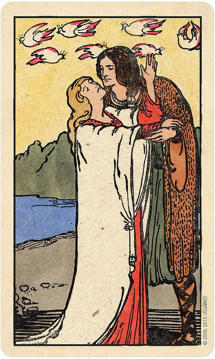 Smith-Waite Tarot Centennial Deck in sunlight - Rocks and Things Store