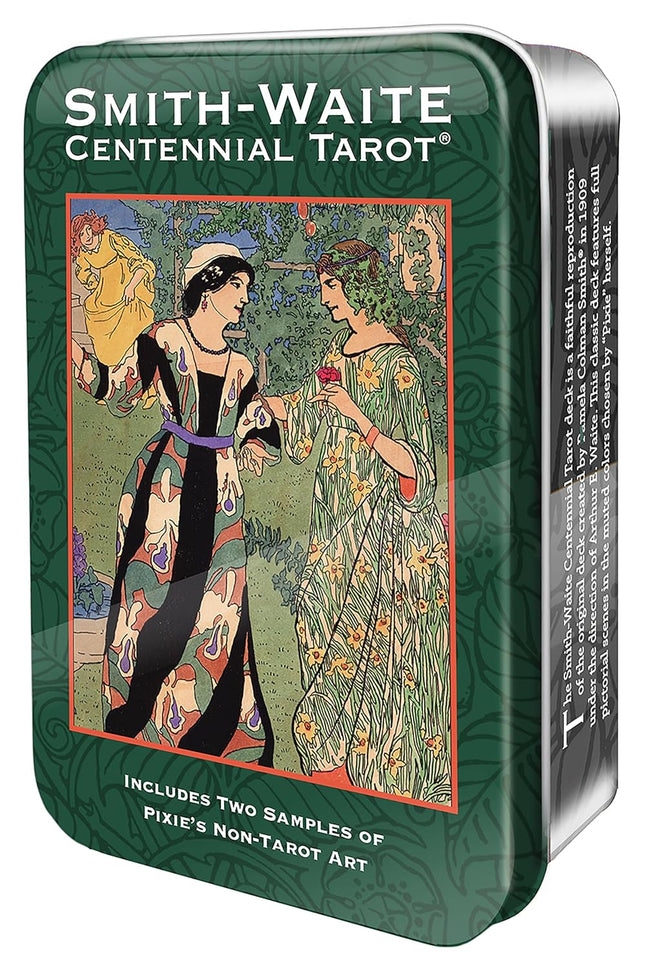 Smith-Waite Tarot Centennial Deck in sunlight - Rocks and Things Store