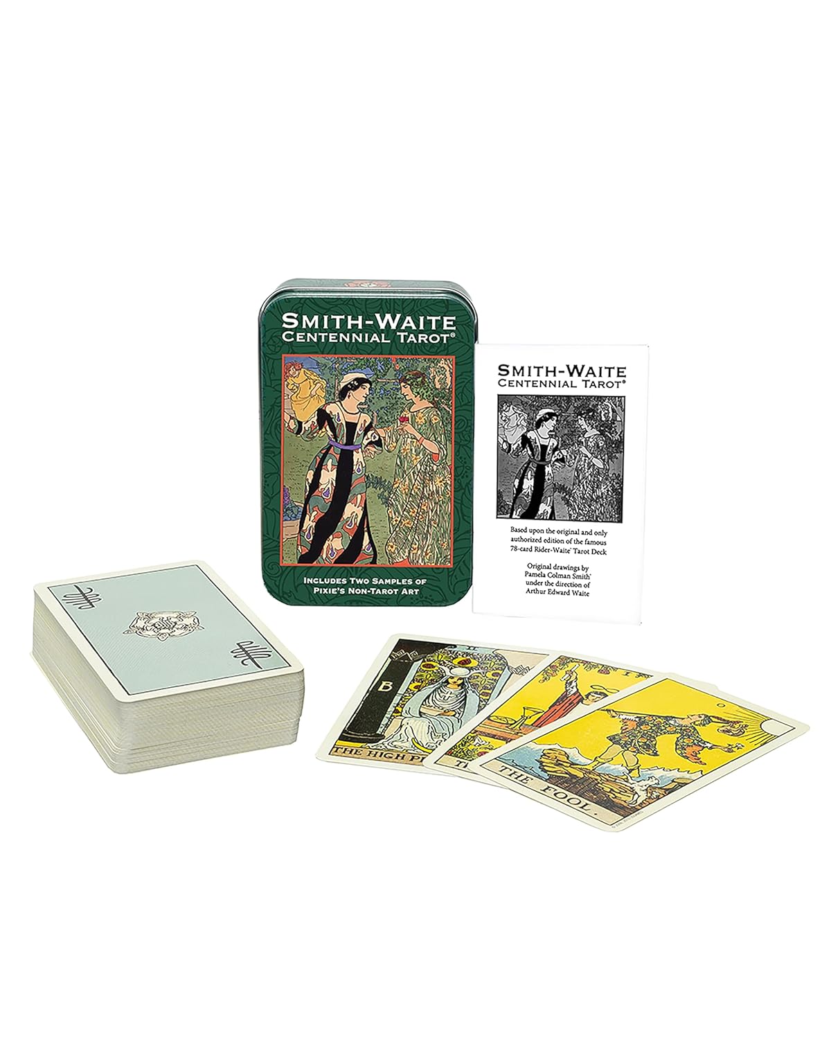 Smith-Waite Tarot Centennial Deck in sunlight - Rocks and Things Store