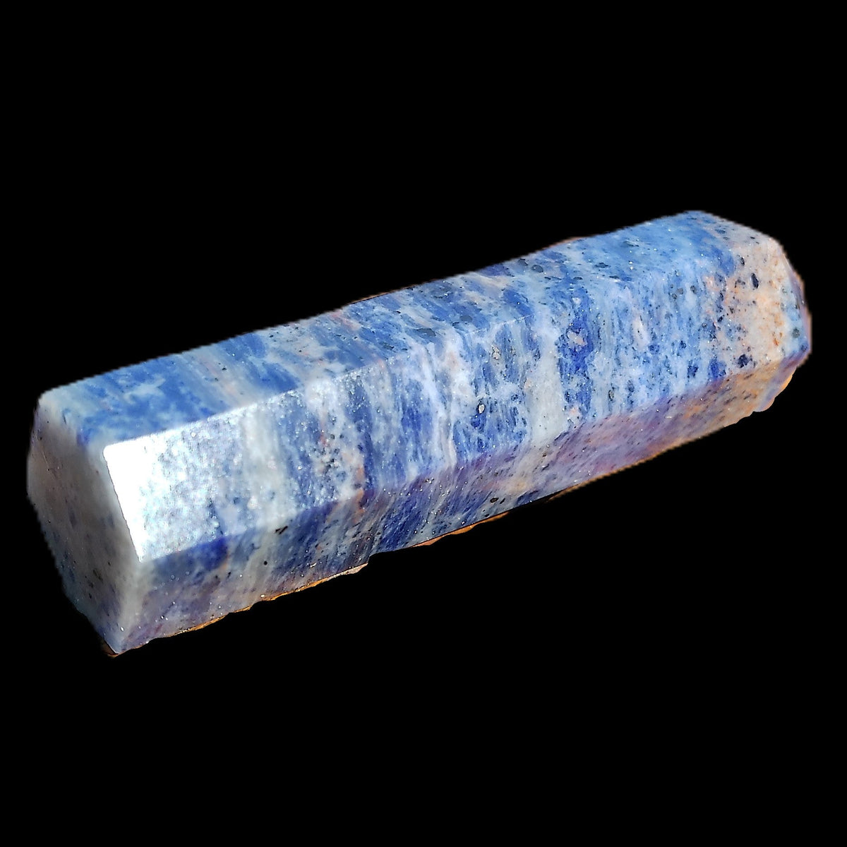 Sodalite wand 19*23*90mm 86g in sunlight - Rocks and Things Store