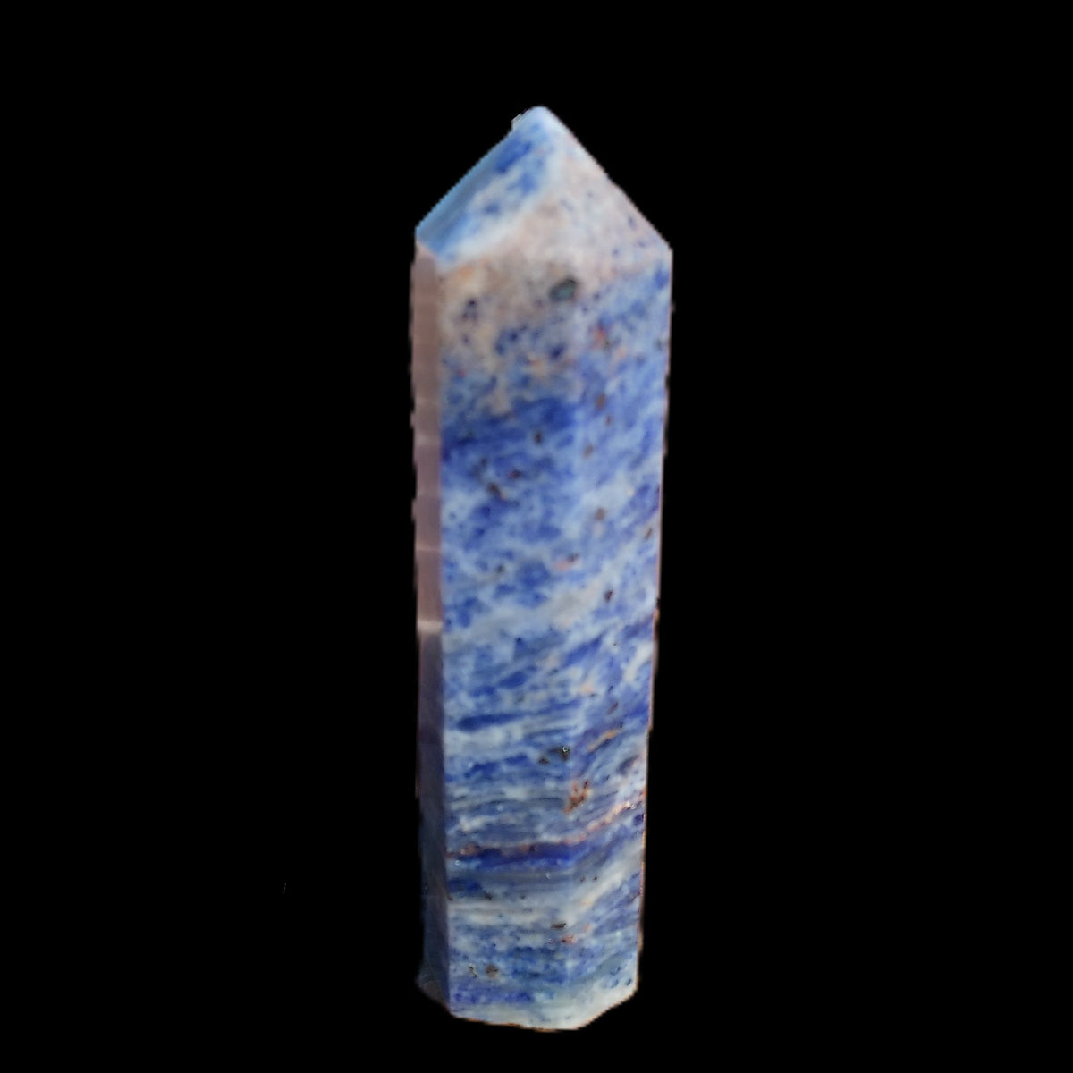 Sodalite wand 19*23*90mm 86g in sunlight - Rocks and Things Store