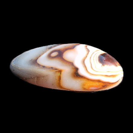 Crazy Lace Sardonyx Agate 41*15*12mm 15g in sunlight - Rocks and Things Store