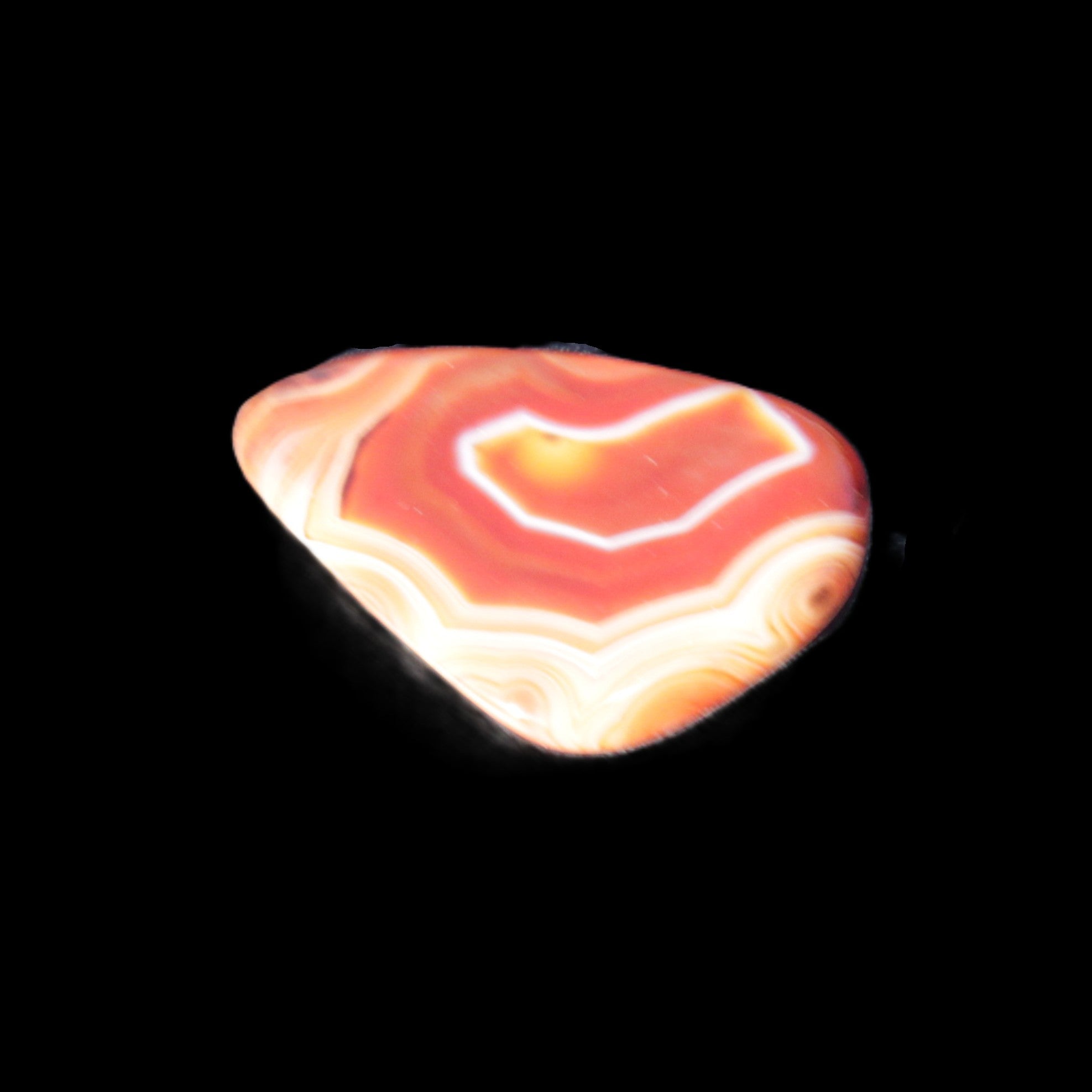 Crazy Lace Agate from Madagascar 36*23*6mm 11g in sunlight - Rocks and Things Store