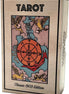 Classic 1909 Tarot Deck with 88 Page Guide in sunlight - Rocks and Things Store
