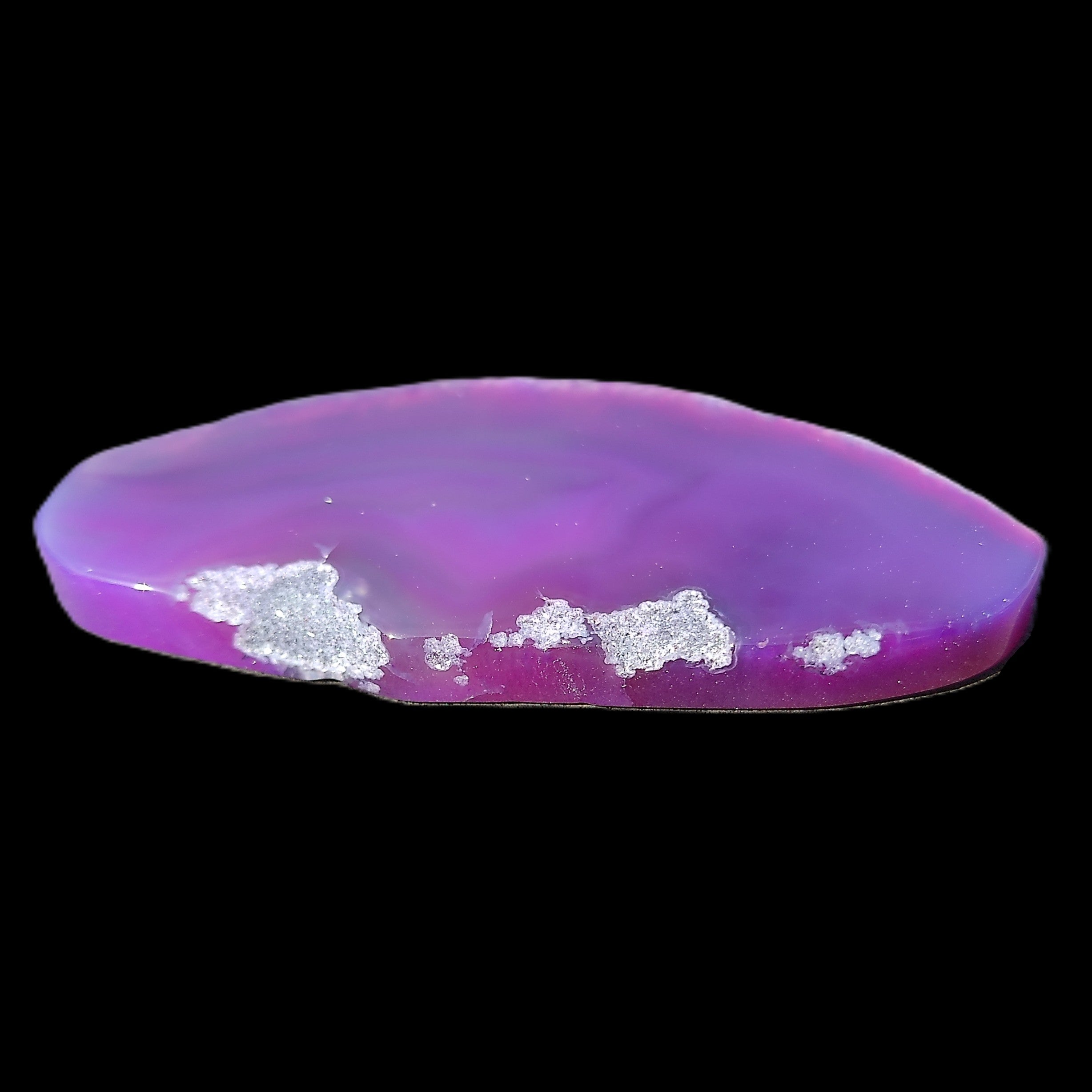 Agate geode slice 50*26*5mm 15g in sunlight - Rocks and Things Store
