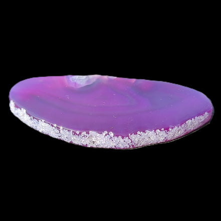 Agate geode slice 50*26*5mm 15g in sunlight - Rocks and Things Store