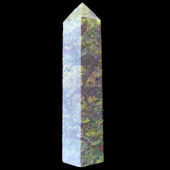 Dragons Blood Stone wand 21*22*84mm 91g in sunlight - Rocks and Things Store