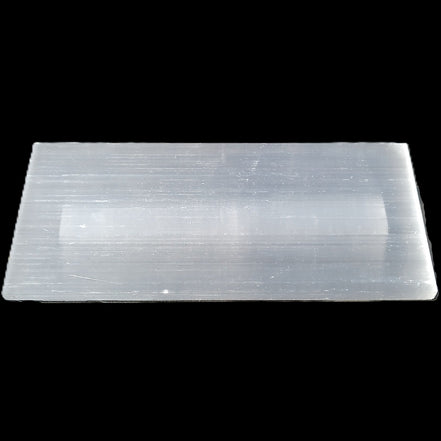 Selenite plate 45*4mm*100mm 44g in sunlight - Rocks and Things Store