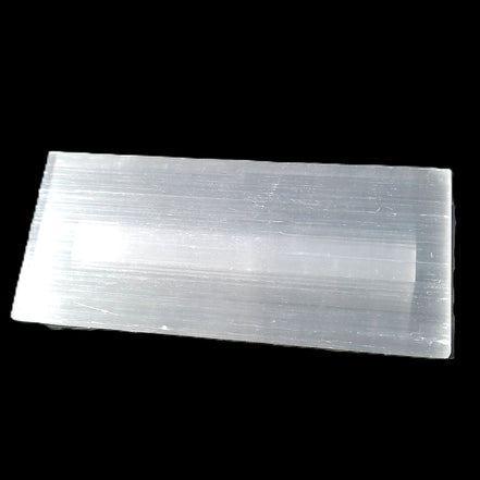 Selenite plate 45*4mm*100mm 44g in sunlight - Rocks and Things Store