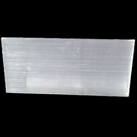 Selenite plate 45*4mm*100mm 44g in sunlight - Rocks and Things Store