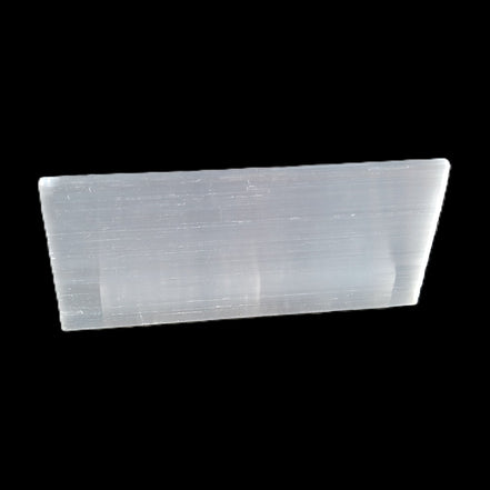 Selenite plate 45*4mm*100mm 44g in sunlight - Rocks and Things Store