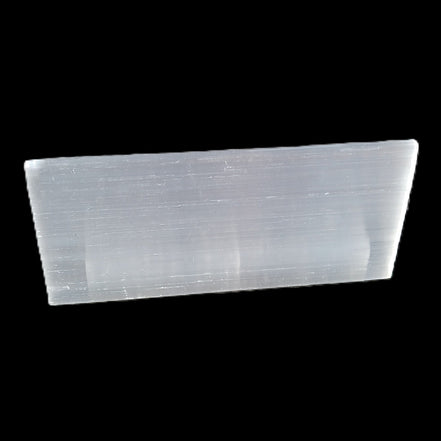 Selenite plate 45*4mm*100mm 44g in sunlight - Rocks and Things Store