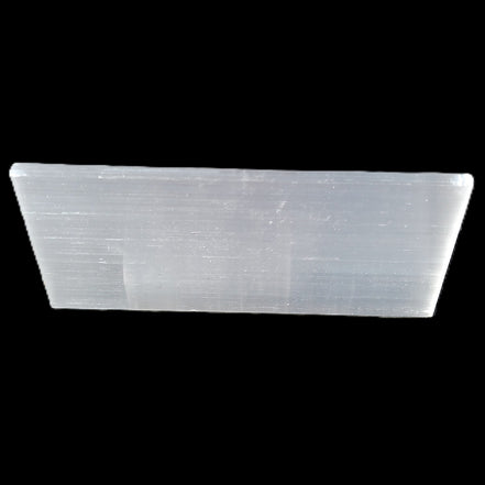 Selenite plate 45*4mm*100mm 44g in sunlight - Rocks and Things Store