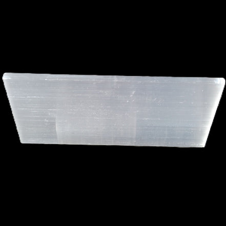 Selenite plate 45*4mm*100mm 44g in sunlight - Rocks and Things Store