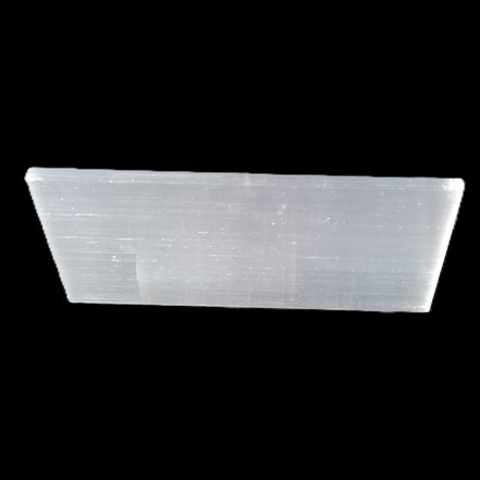 Selenite plate 45*4mm*100mm 44g in sunlight - Rocks and Things Store