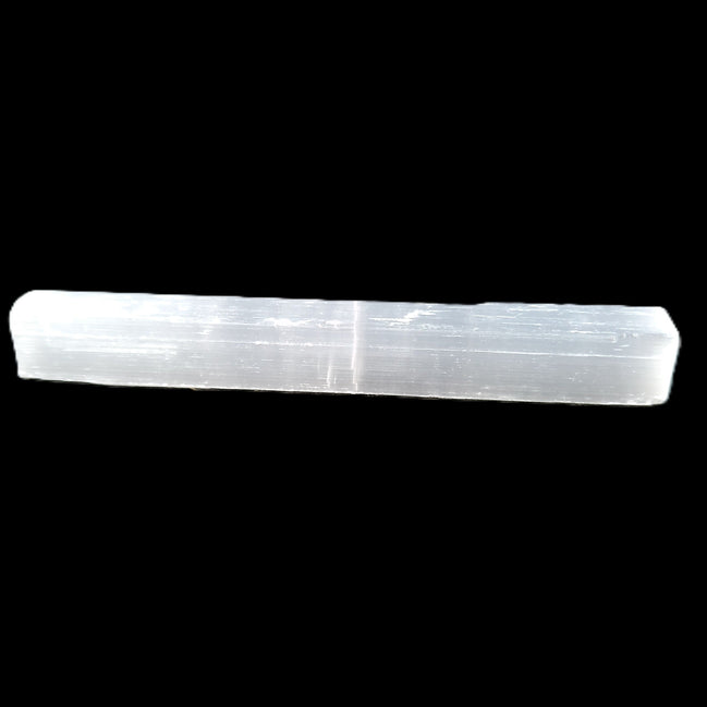 Selenite rod 83*9*9mm 17g in sunlight - Rocks and Things Store
