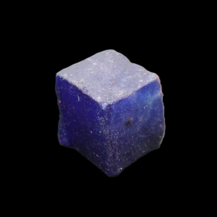 Sapphire cube from Sri Lanka (dyed) 24mm 141ct in sunlight - Rocks and Things Store