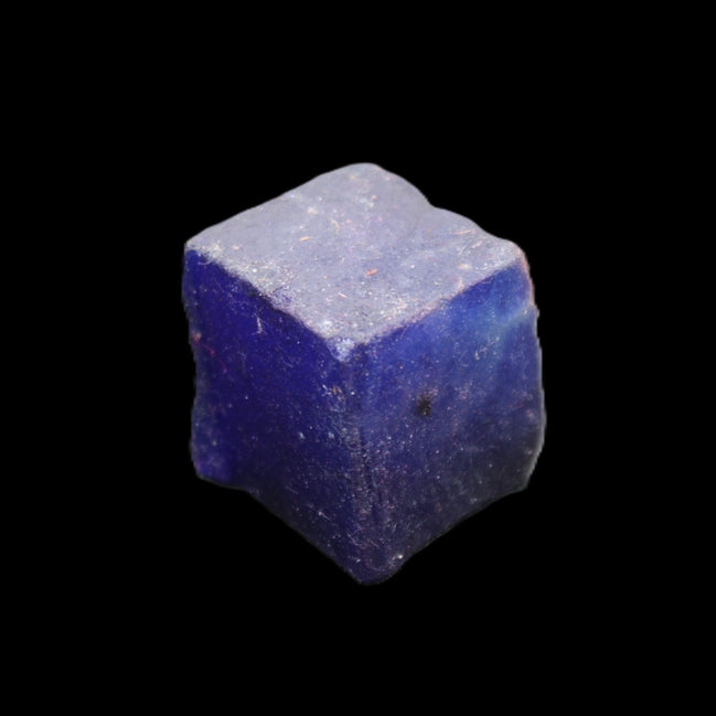 Sapphire cube from Sri Lanka (dyed) 24mm 141ct in sunlight - Rocks and Things Store