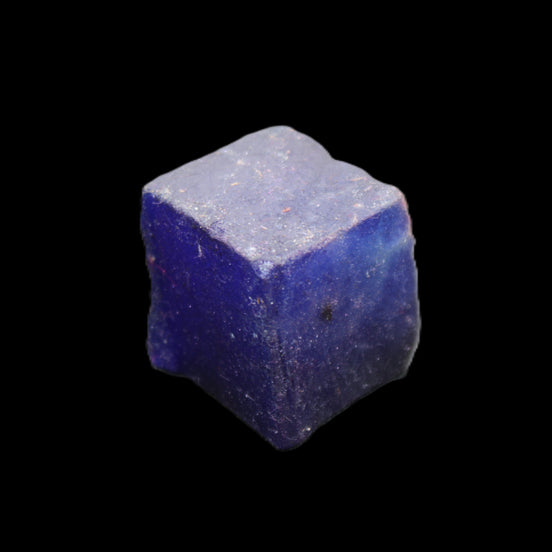 Sapphire cube from Sri Lanka (dyed) 24mm 141ct in sunlight - Rocks and Things Store