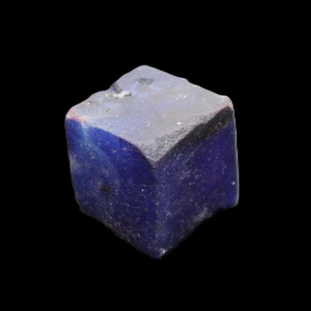 Sapphire cube from Sri Lanka (dyed) 24mm 141ct in sunlight - Rocks and Things Store