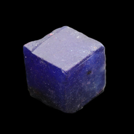 Sapphire cube from Sri Lanka (dyed) 24mm 141ct in sunlight - Rocks and Things Store