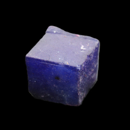 Sapphire cube from Sri Lanka (dyed) 24mm 141ct in sunlight - Rocks and Things Store