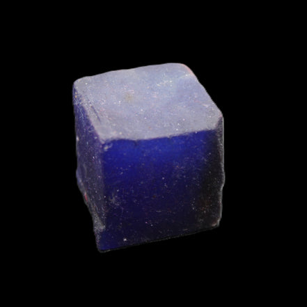 Sapphire cube from Sri Lanka (dyed) 24mm 141ct in sunlight - Rocks and Things Store