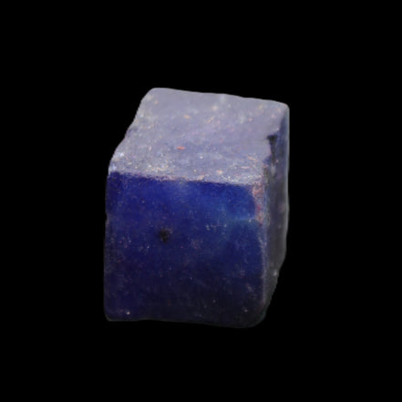 Sapphire cube from Sri Lanka (dyed) 24mm 141ct in sunlight - Rocks and Things Store
