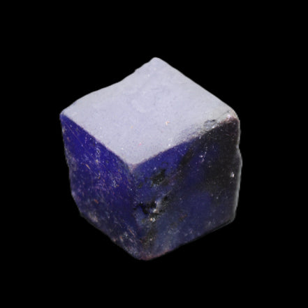 Sapphire cube from Sri Lanka (dyed) 24mm 141ct in sunlight - Rocks and Things Store