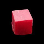 Ruby cube from Mynamar (dyed) 26*25mm 120ct 24g in sunlight - Rocks and Things Store