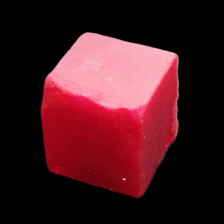 Ruby cube from Mynamar (dyed) 26*25mm 120ct 24g in sunlight - Rocks and Things Store