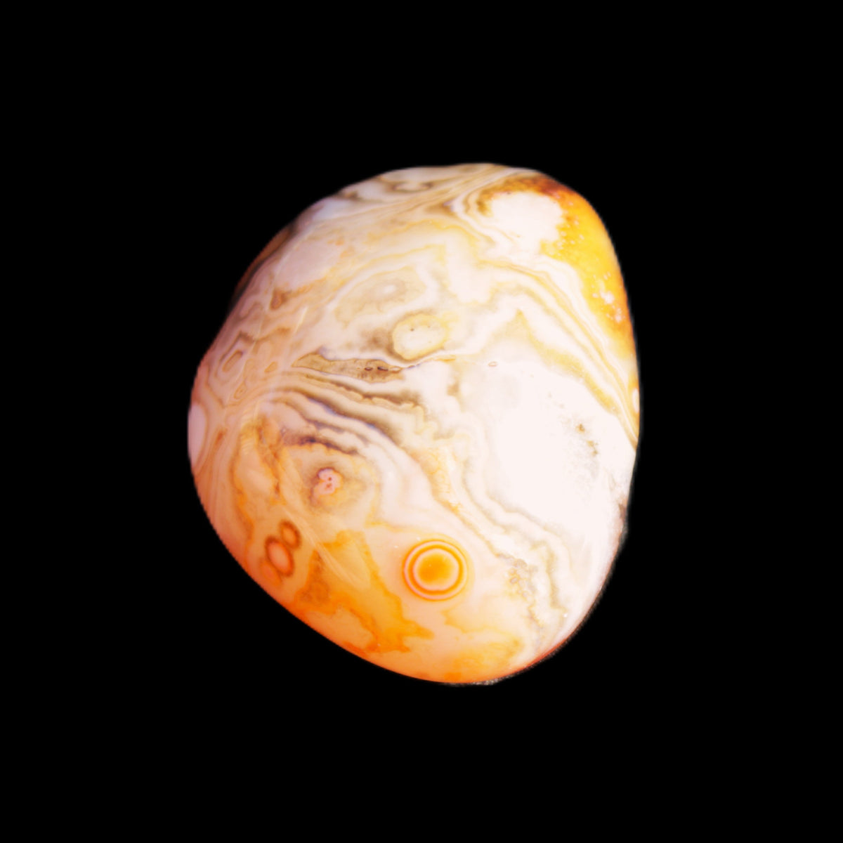 Crazy Lace Agate 47*37*19mm 46g in sunlight - Rocks and Things Store