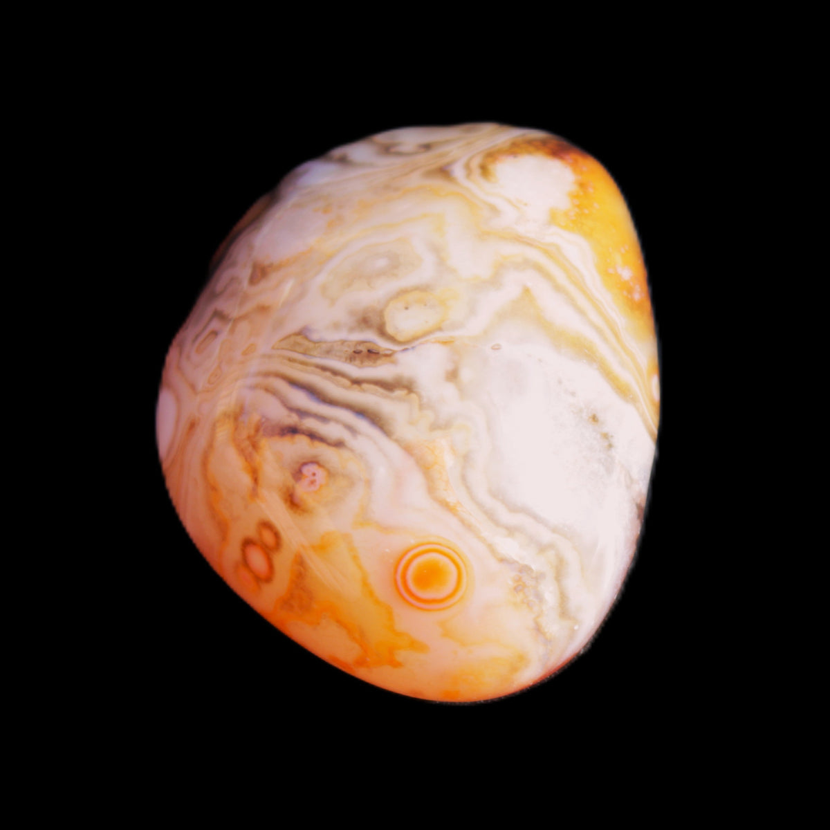 Crazy Lace Agate 47*37*19mm 46g in sunlight - Rocks and Things Store