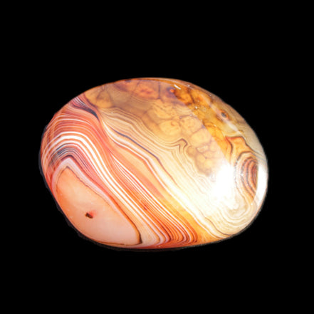 Crazy Lace Agate 48*36*17mm 41g in sunlight - Rocks and Things Store